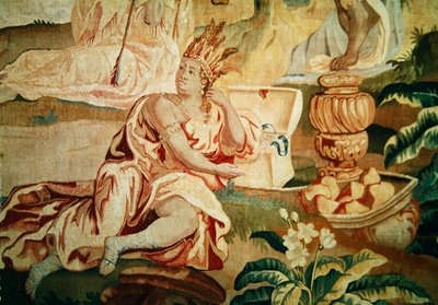 America, from a tapestry of the four corners of the world (detail) by A. Baertams